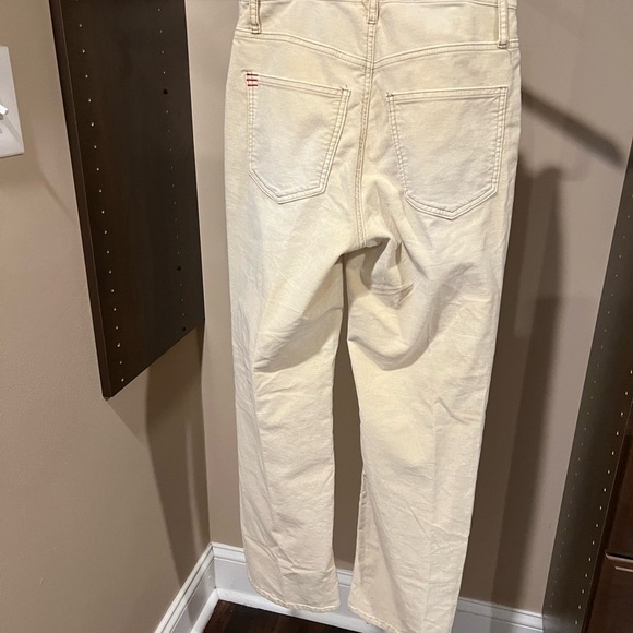 BDG Cream Straight Leg Pants Versatile Everyday Wear - Picture 5 of 5